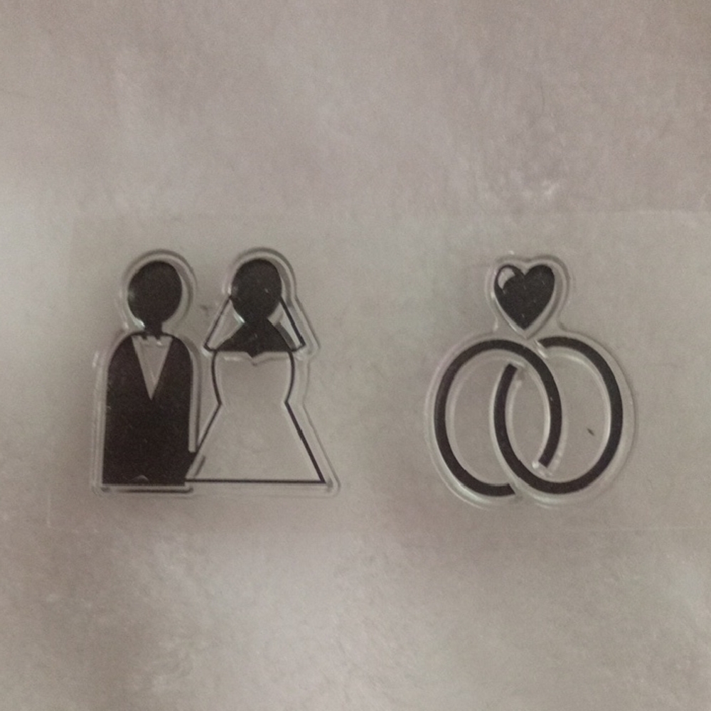 Elegant Wedding Clear Stampers